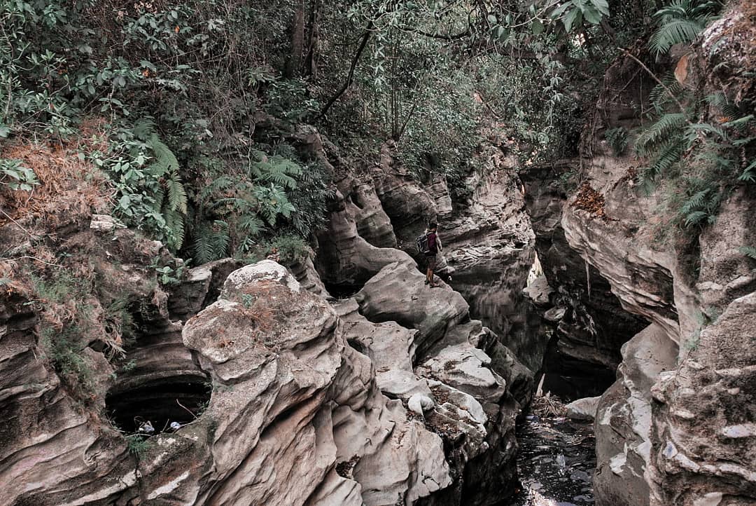 Berada di tempat tersembunyi, Kedung Cinet menyuguhkan pemandangan alam yang indah